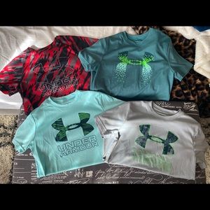 Boys Under Armour Shirt Bundle *4 shirts*
